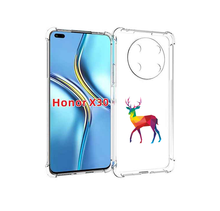 

Чехол MyPads геометрический олень для Honor X30 / Magic4 Lite 5G, Прозрачный, Tocco