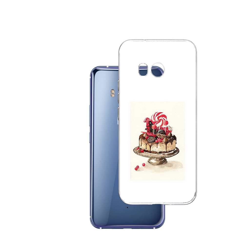 

Чехол MyPads Tocco для HTC U11 вкусный торт, Прозрачный, Tocco