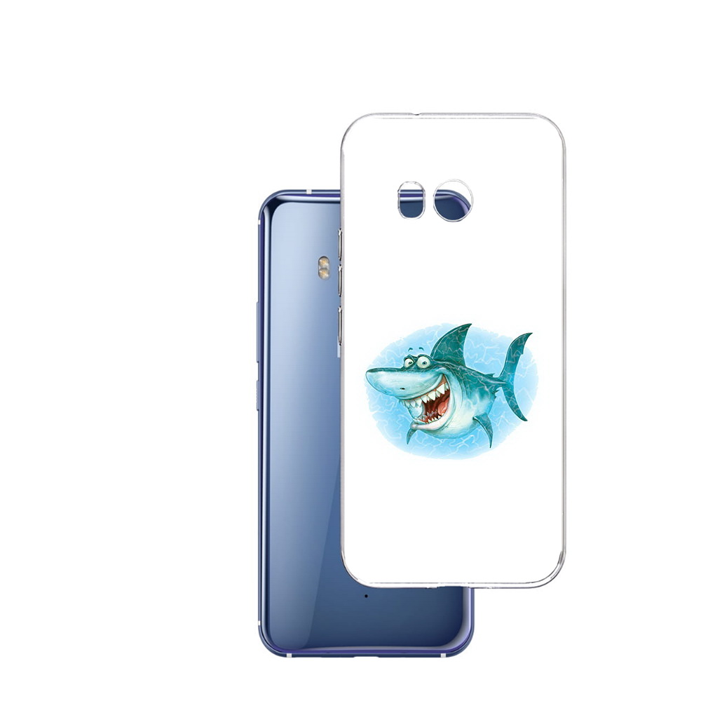 

Чехол MyPads Tocco для HTC U11 веселая акула, Прозрачный, Tocco