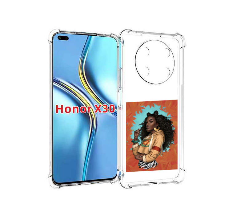 

Чехол MyPads темная-девушка женский для Honor X30 / Magic4 Lite 5G, Прозрачный, Tocco