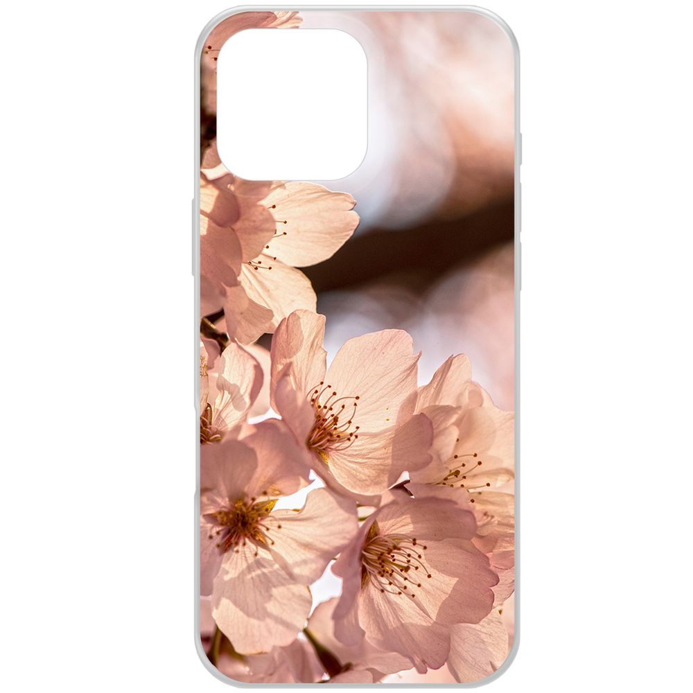 

Чехол-накладка Krutoff Clear Case Ранняя весна для iPhone 16 Pro Max, Прозрачный