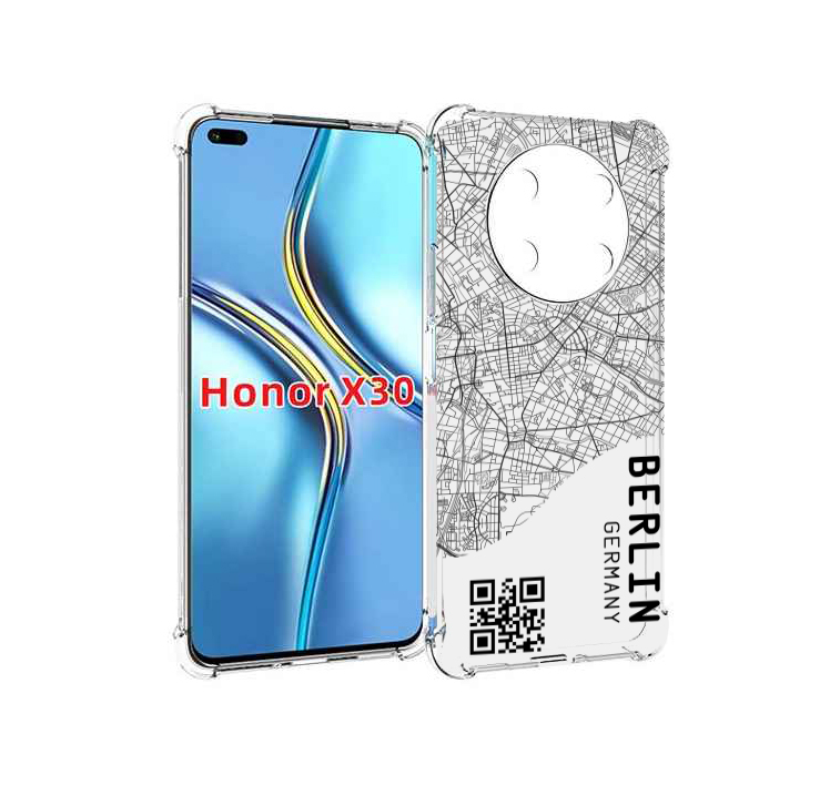 

Чехол MyPads схема-берлин для Honor X30 / Magic4 Lite 5G, Прозрачный, Tocco
