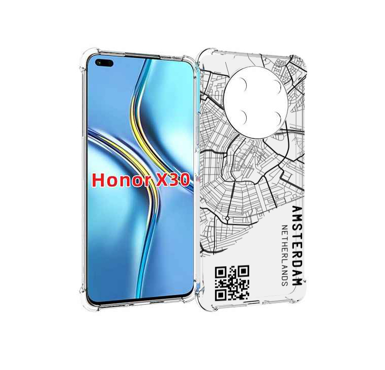 

Чехол MyPads схема-амстердам для Honor X30 / Magic4 Lite 5G, Прозрачный, Tocco