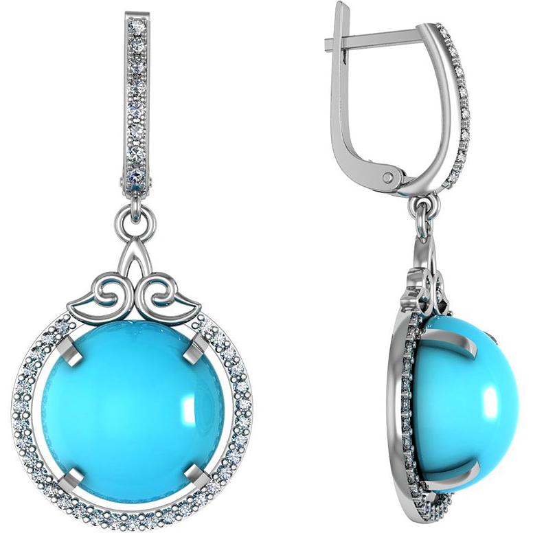 

Серьги из серебра с агатом ПРИВОЛЖСКИЙ ЮВЕЛИР 361427-AG15FA11, 361427-AG15FA11