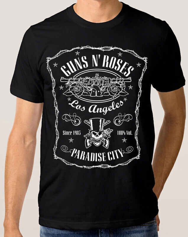 

Футболка мужская Dream Shirts Guns and Roses 10008712 черная 3XL, Guns and Roses 10008712
