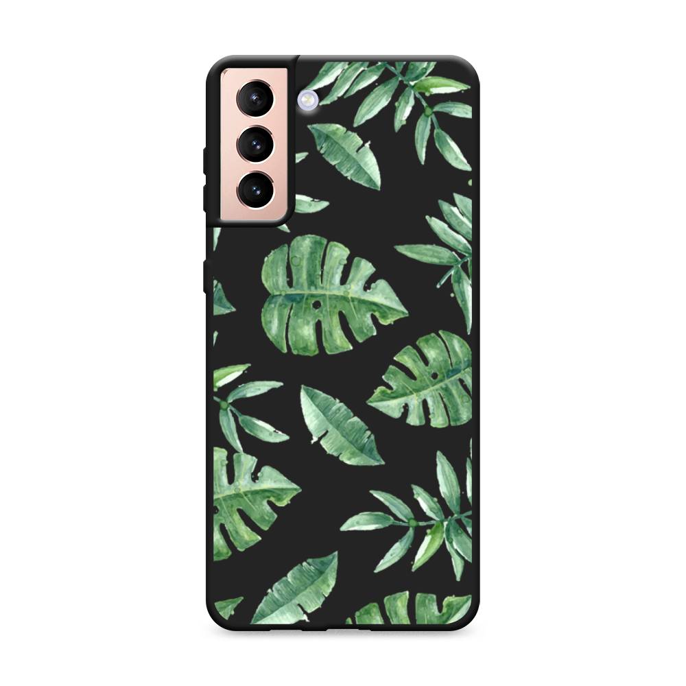 

Чехол Awog на Samsung Galaxy S21 + / Самсунг S21 + "Нарисованные пальмовые листья", Разноцветный, 2102152-1