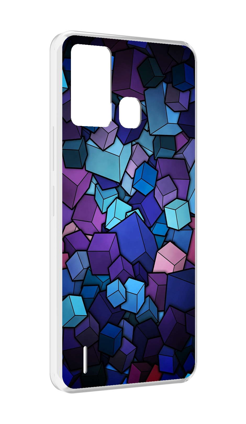 

Чехол MyPads лепестки для ITEL S16 / ITEL Vision 1 Pro, Прозрачный, Tocco