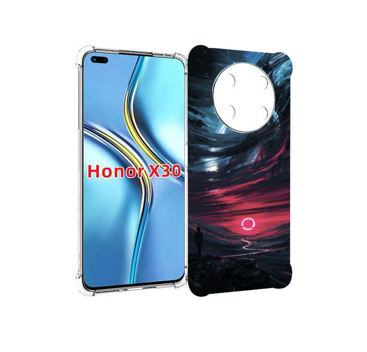 

Чехол MyPads страшный мир для Honor X30 / Magic4 Lite 5G, Прозрачный, Tocco