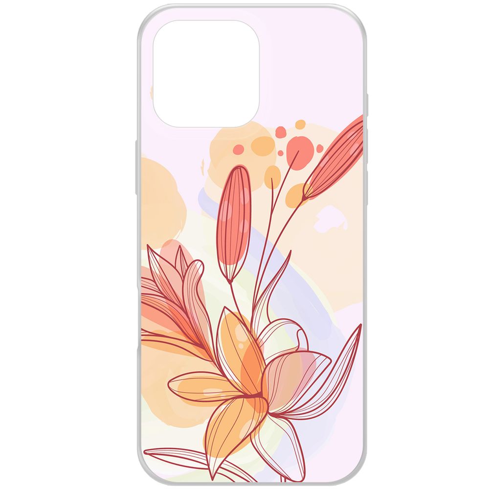 

Чехол-накладка Krutoff Clear Case Фантазия для iPhone 16 Pro Max, Прозрачный