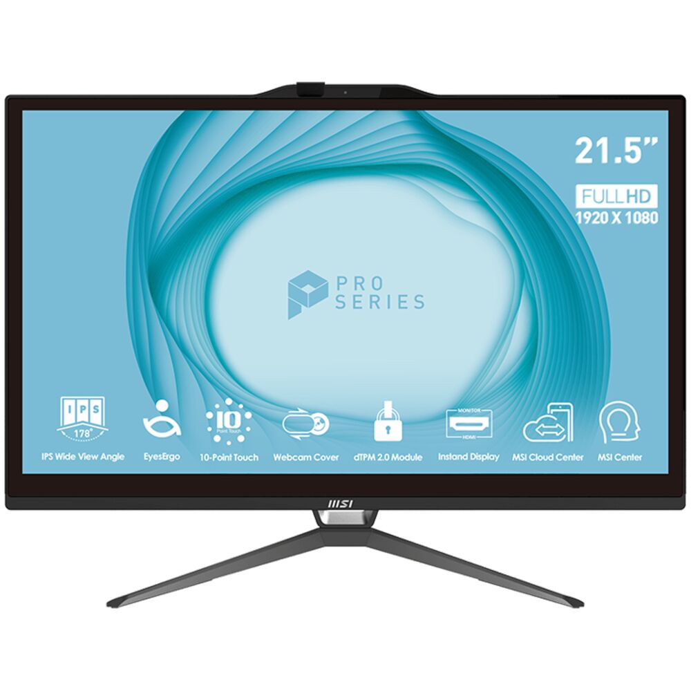 

Моноблок MSI Pro AP222T 13M-013RU черный (9S6-AC0111-051), Pro AP222T 13M-013RU