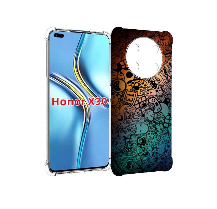 

Чехол MyPads стикеты в тени для Honor X30 / Magic4 Lite 5G, Прозрачный, Tocco