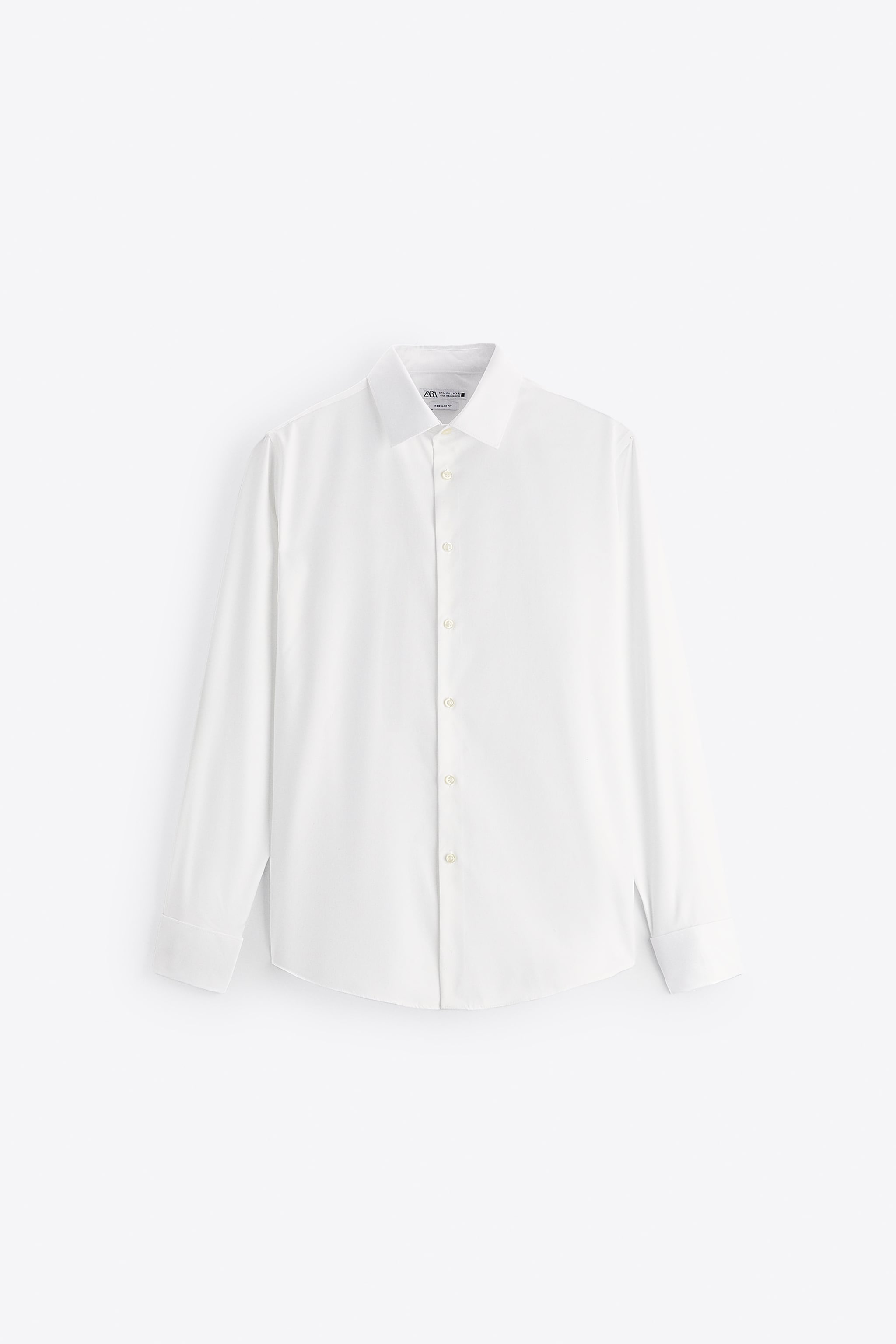 

Рубашка мужская ZARA 03277242 белая L (доставка из-за рубежа), Белый, 03277242