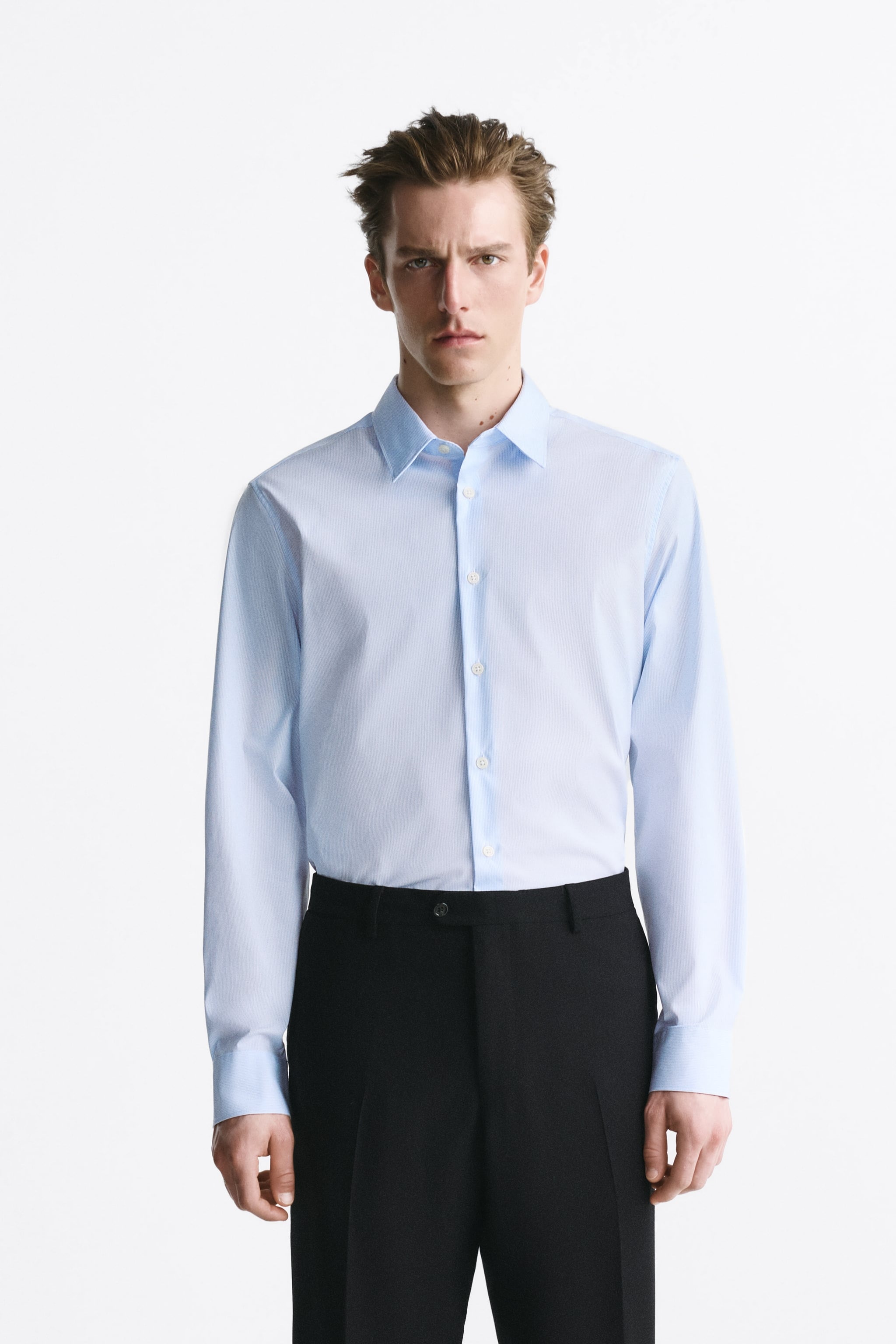 

Рубашка мужская ZARA 03277304 разноцветная L (доставка из-за рубежа), Разноцветный, 03277304