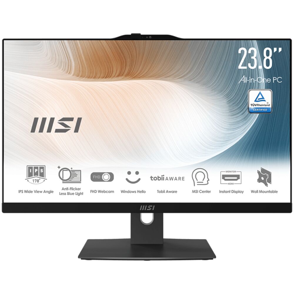 Моноблок MSI Modern AM242P 12M-671XRU черный (9S6-AE0711-671)