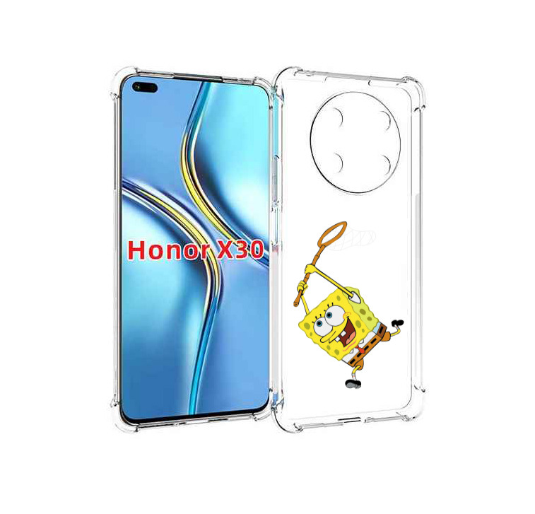 

Чехол MyPads спанчбоб-с-сочком для Honor X30 / Magic4 Lite 5G, Прозрачный, Tocco