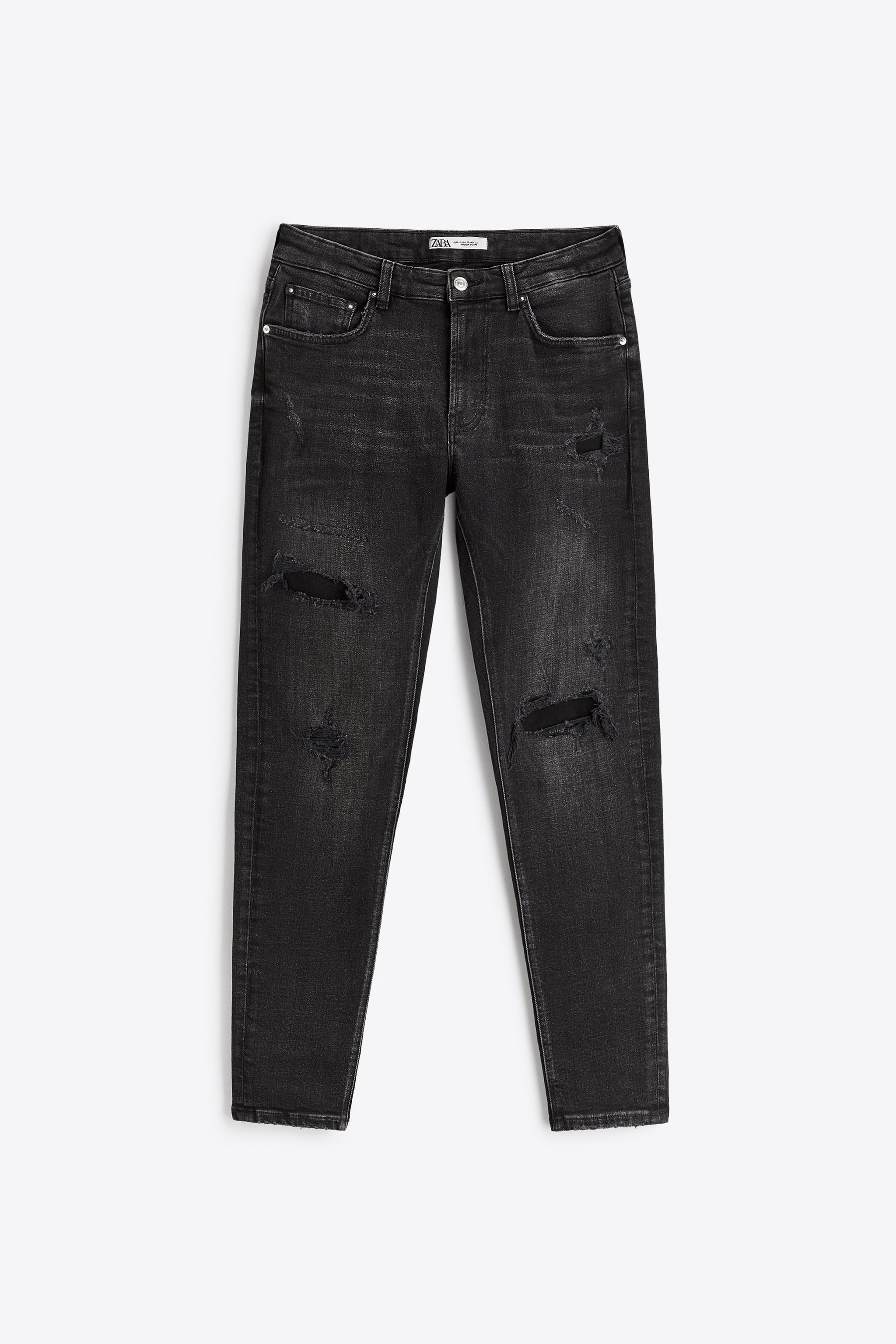 

Джинсы мужские ZARA 06855400 черные 38 RU (доставка из-за рубежа), 06855400
