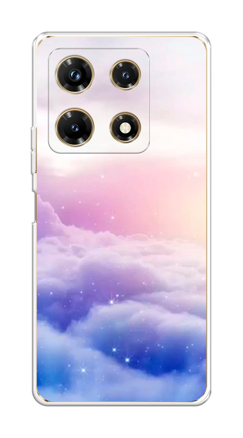 

Чехол на Infinix Note 30 Pro "Небеса", Голубой;белый;розовый, 3104550-2