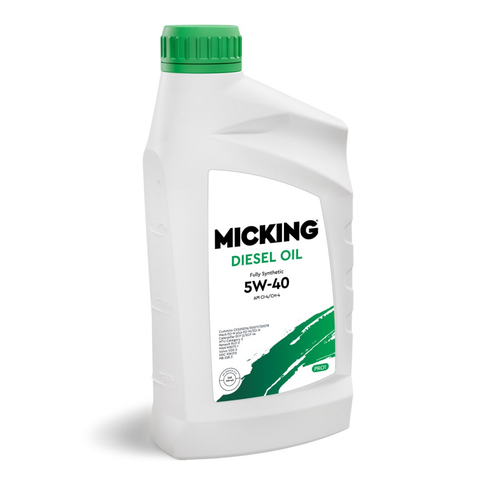 фото Масло моторное micking diesel oil pro1 5w-40, 1 литр