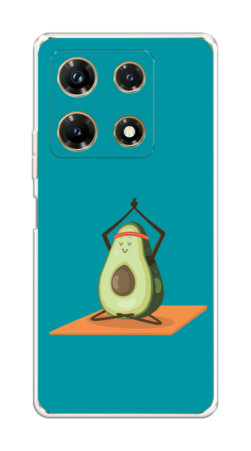 

Чехол на Infinix Note 30 Pro "Расслабься с авокадо", Бирюзовый, 3104550-6