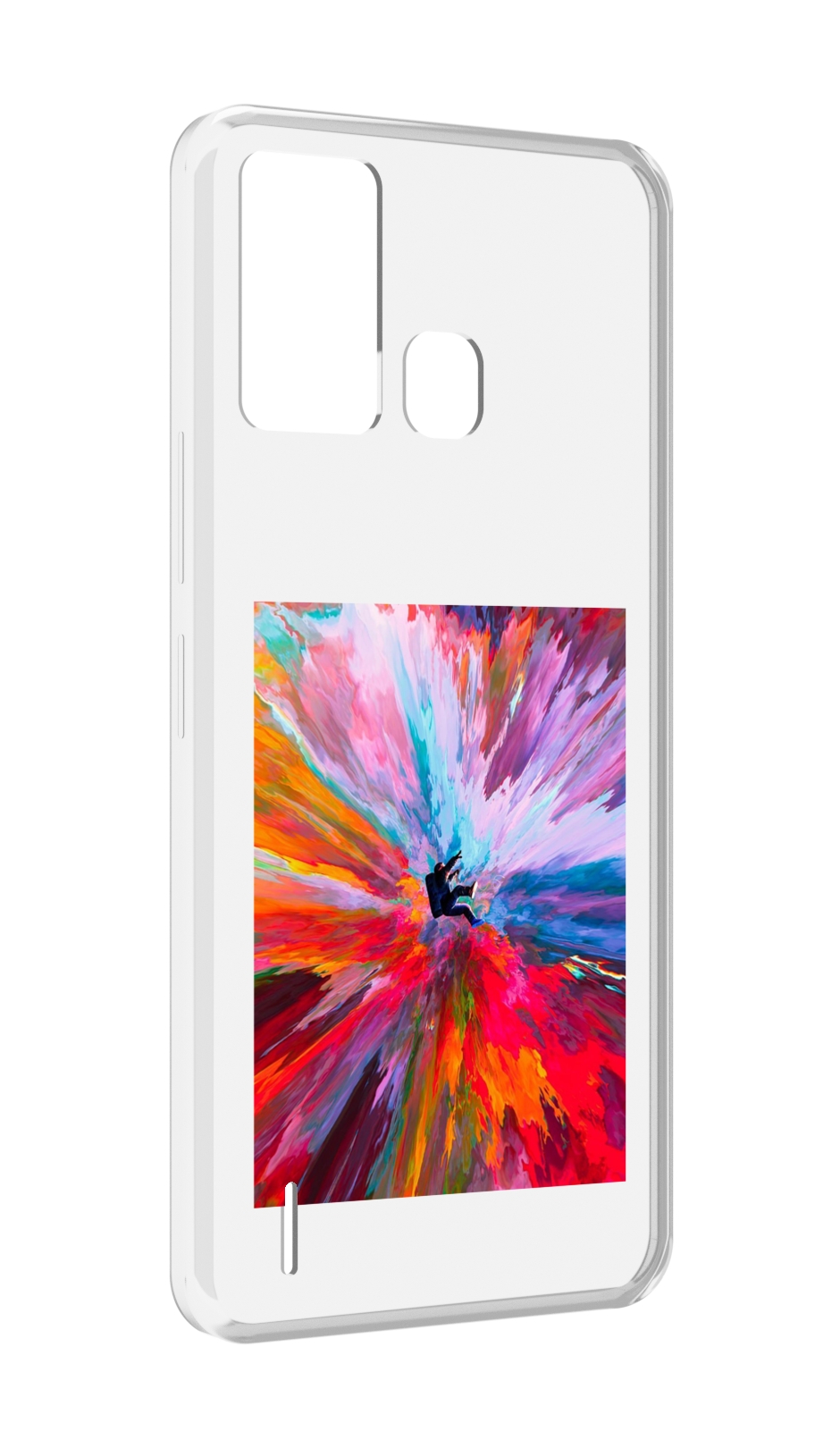

Чехол MyPads красочный астранавт для ITEL S16 / ITEL Vision 1 Pro, Прозрачный, Tocco