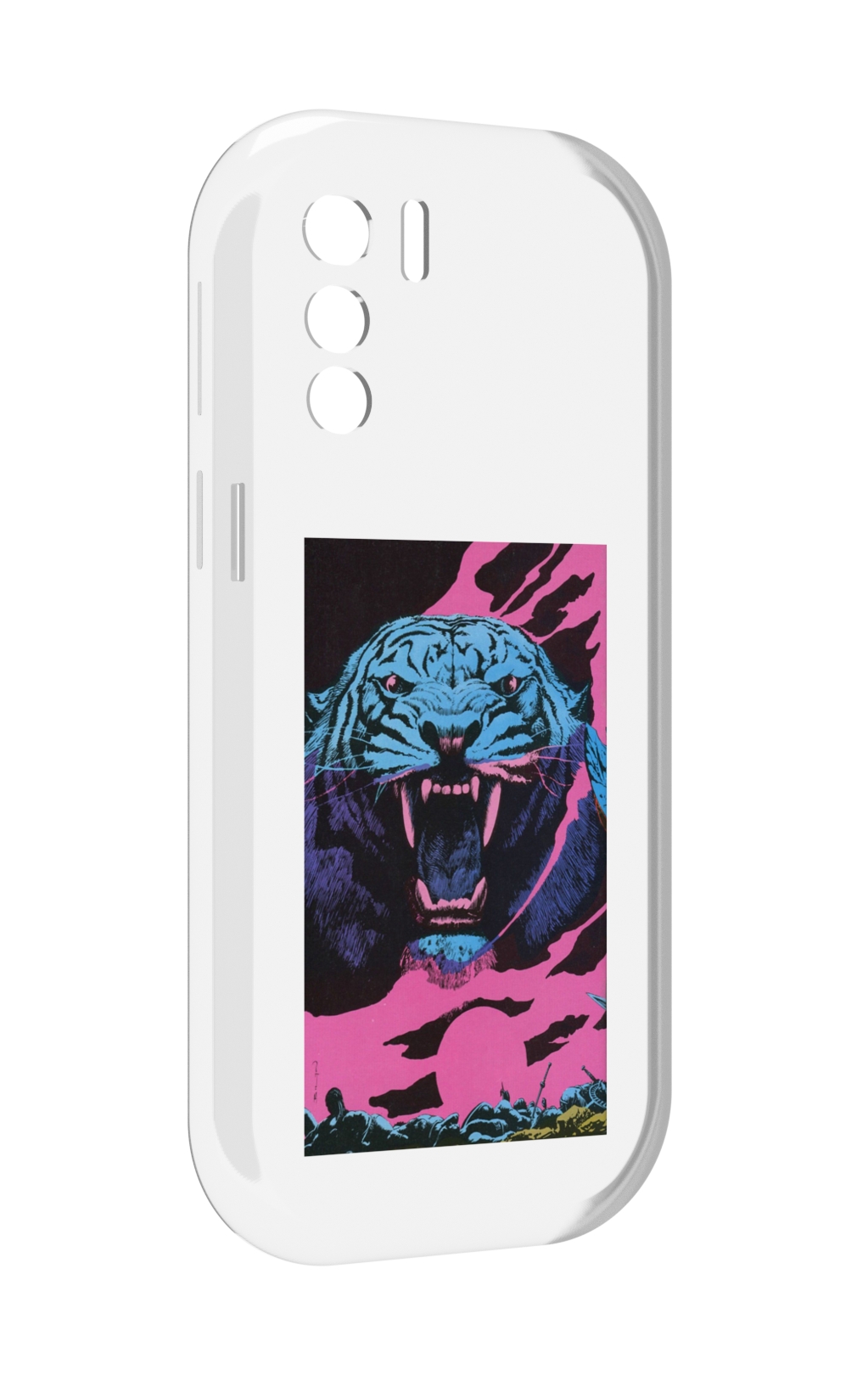 

Чехол MyPads лев с розовыми зубами для UleFone Note 13P, Прозрачный, Tocco