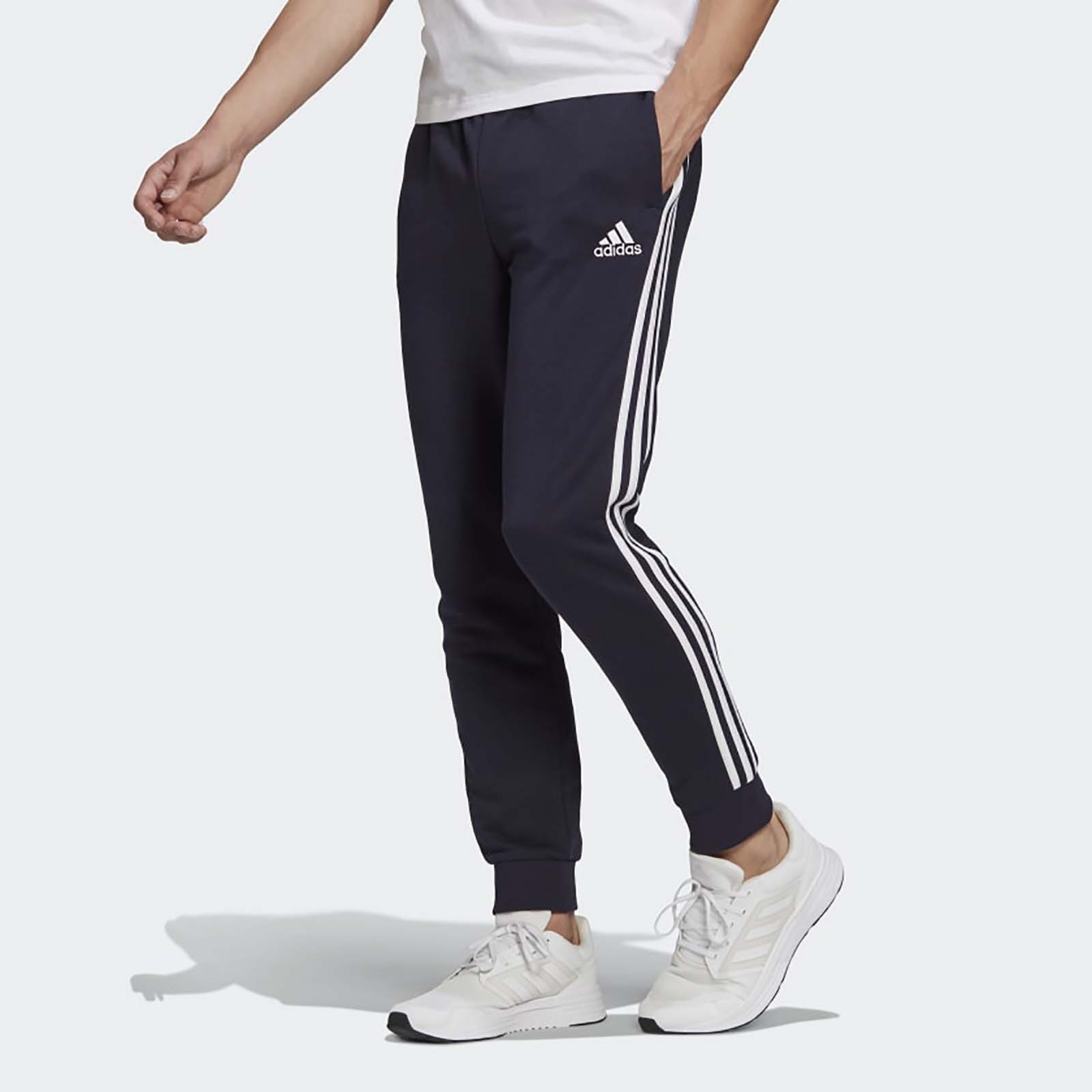 фото Спортивные брюки мужские adidas m 3s ft tc pt синие m