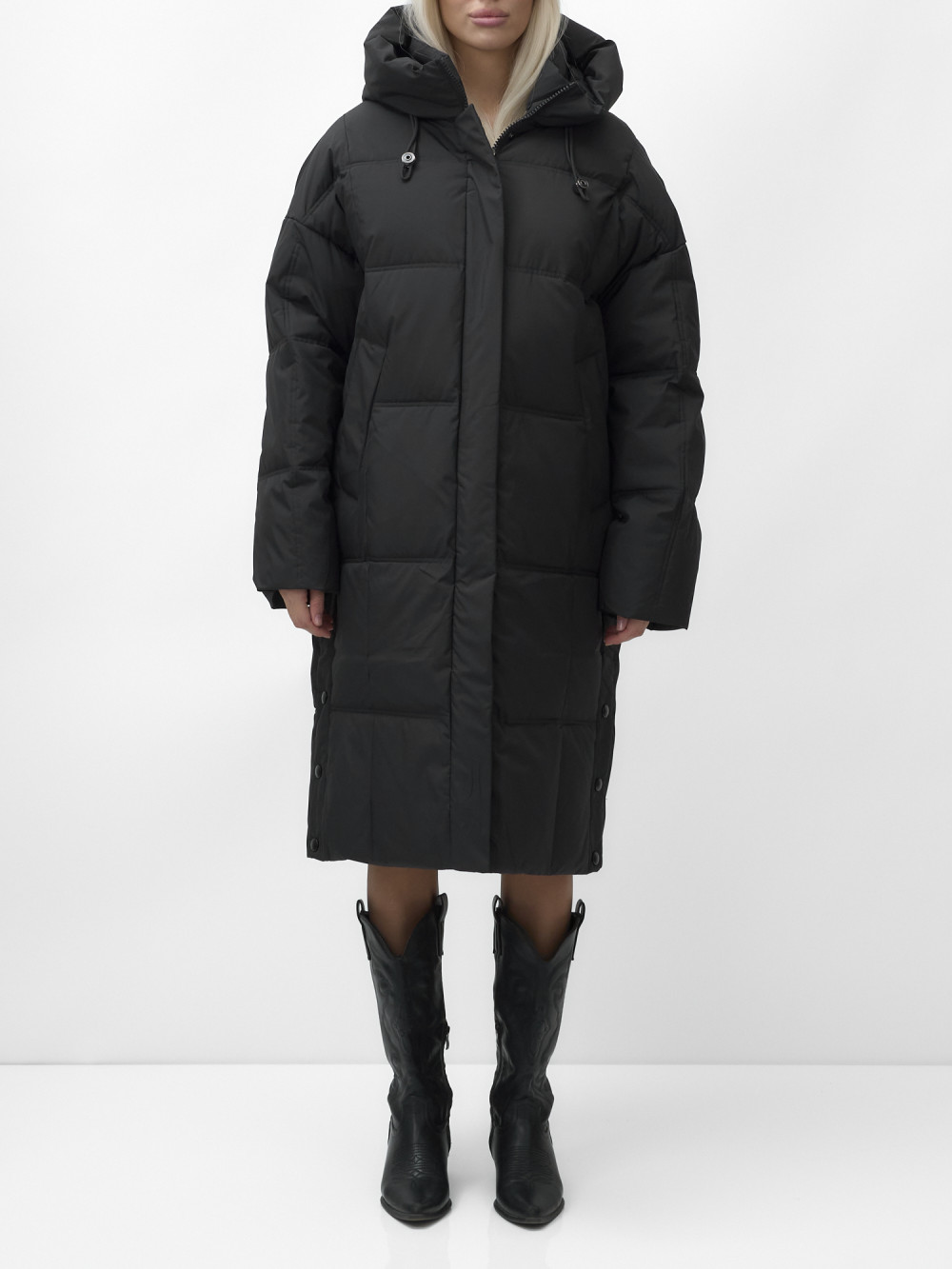 

Пальто женское NoBrand AD9619 черное XXL, Черный, AD9619