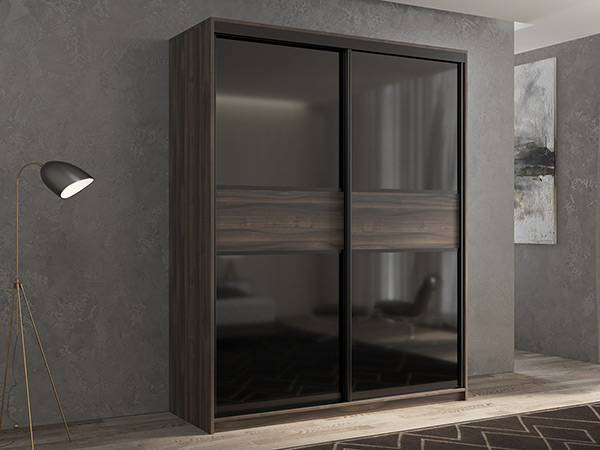 

Шкаф-купе 2-х дверный Кааппи 12 Орех Тьеполло 120х60х230 см, Коричневый