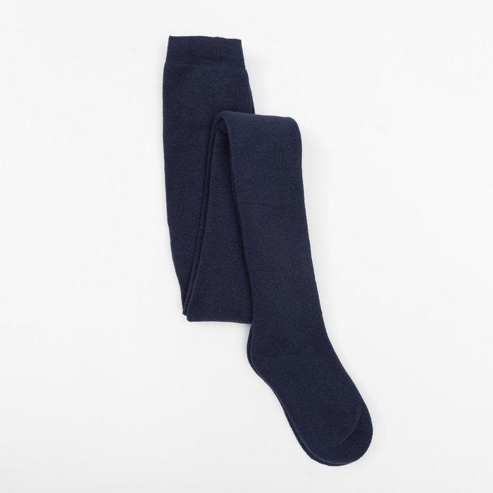 

Колготки детские махровые, цвет темно-синий, рост 134-140, 1884337