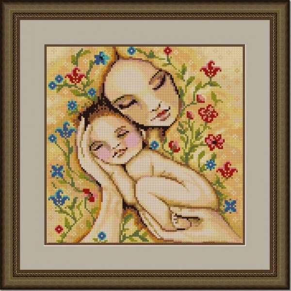 

Схемы для вышивания бисером Кроха 1256, 25x25 см от