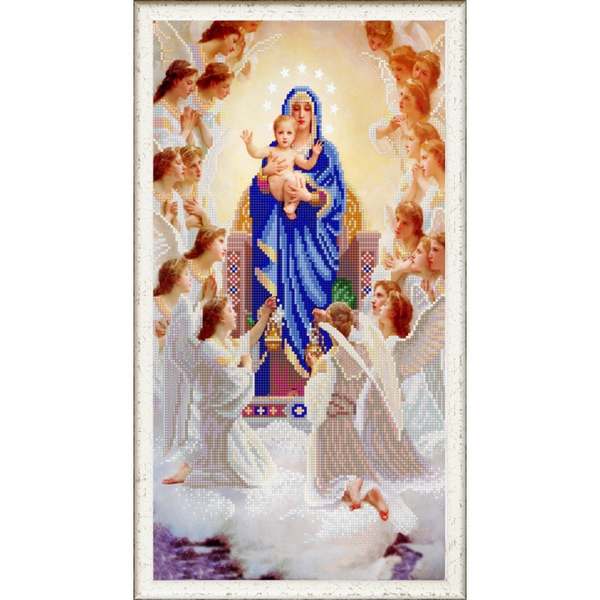 

Схемы для вышивания бисером Пение ангелов 1244, 25x45 см от