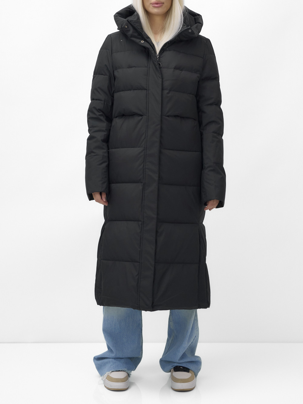

Пальто женское NoBrand AD9620 черное XXL, Черный, AD9620