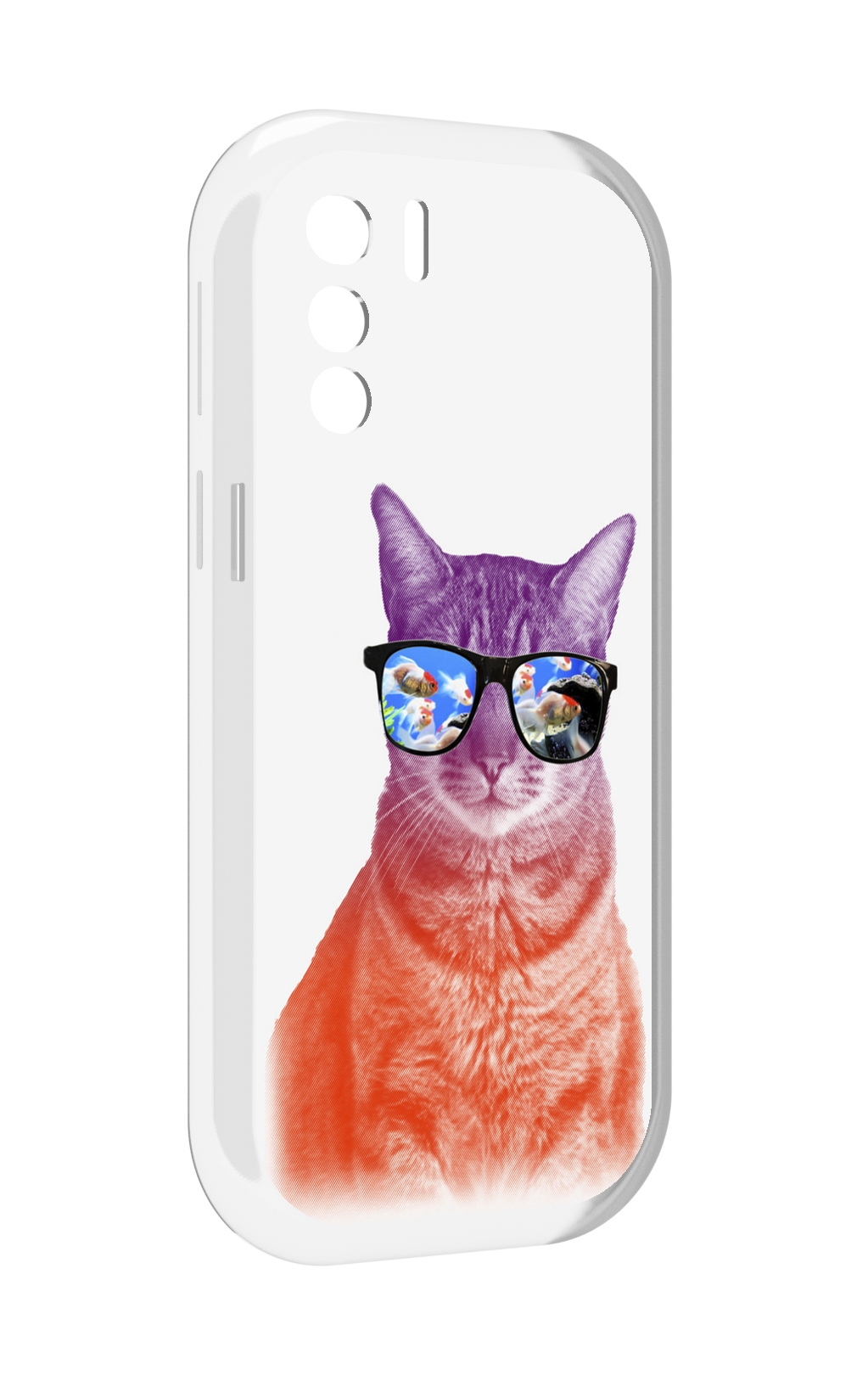 

Чехол MyPads крутой кот-2 для UleFone Note 13P, Прозрачный, Tocco