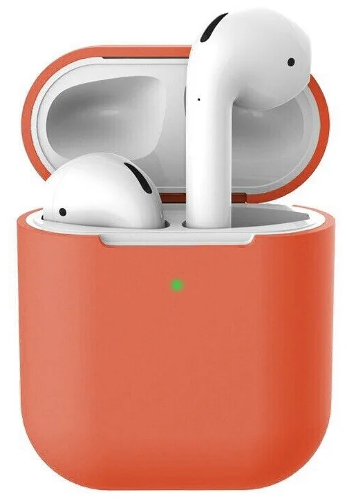 

Чехол силиконовый для Airpods 2 (2), красный арбуз, A+