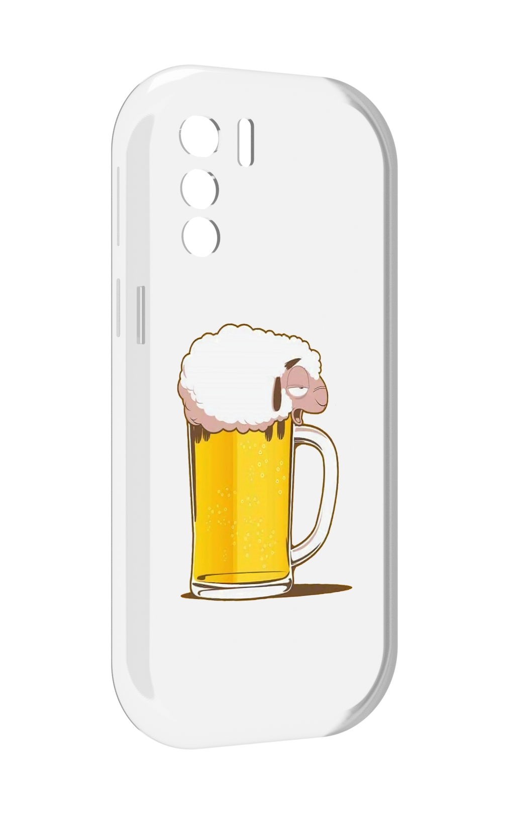 

Чехол MyPads кружка пива для UleFone Note 13P, Прозрачный, Tocco