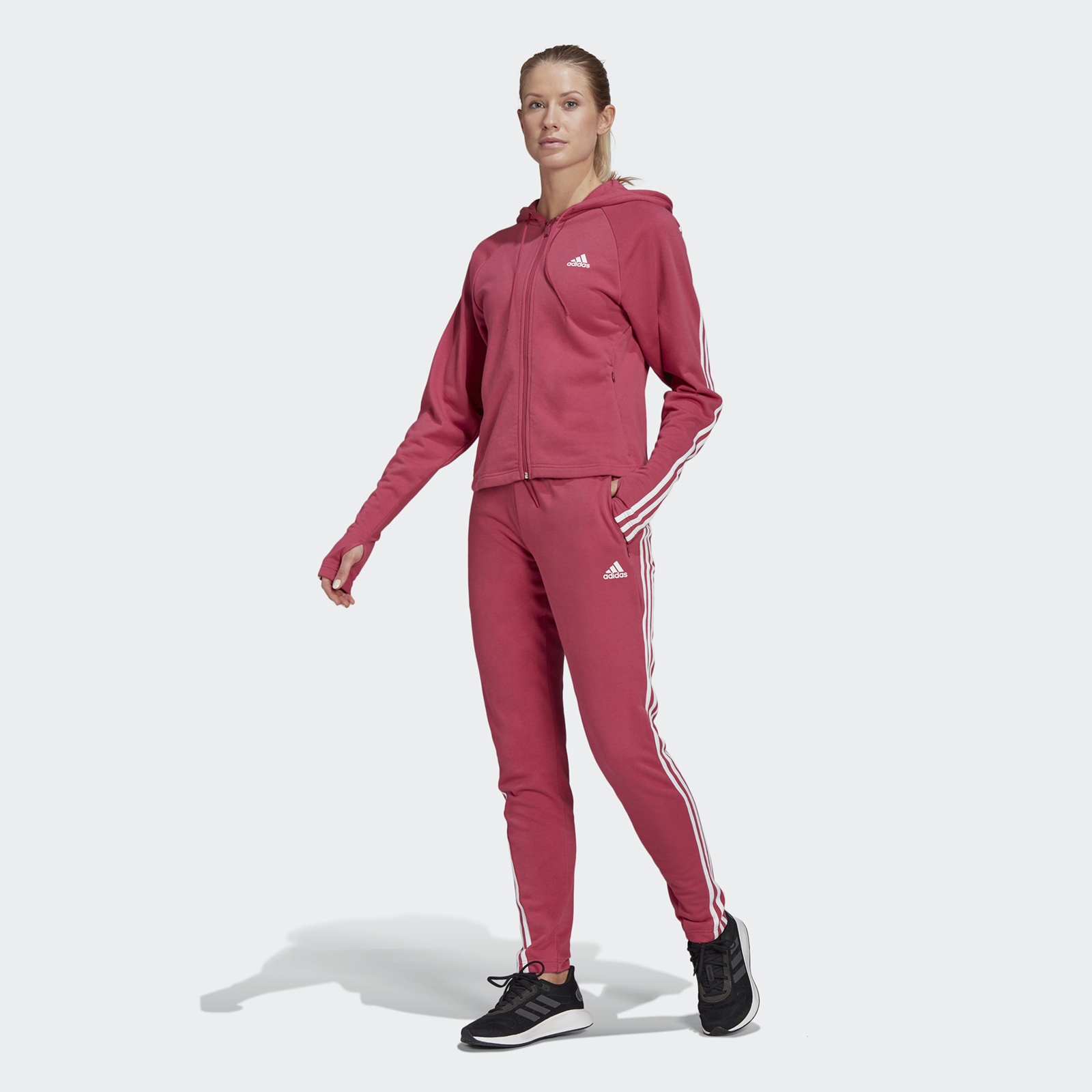 фото Спортивный костюм женский adidas w ts co energiz розовый s