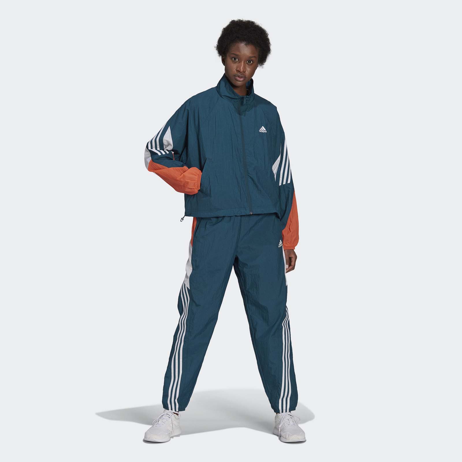 фото Спортивный костюм женский adidas w ts wvn gameti синий l