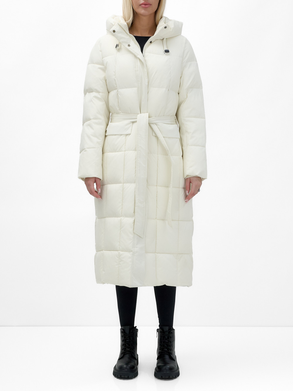 

Пальто женское NoBrand AD9609 белое XXL, Белый, AD9609