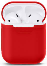 

Чехол силиконовый для Airpods 2 (16), красное вино, A+