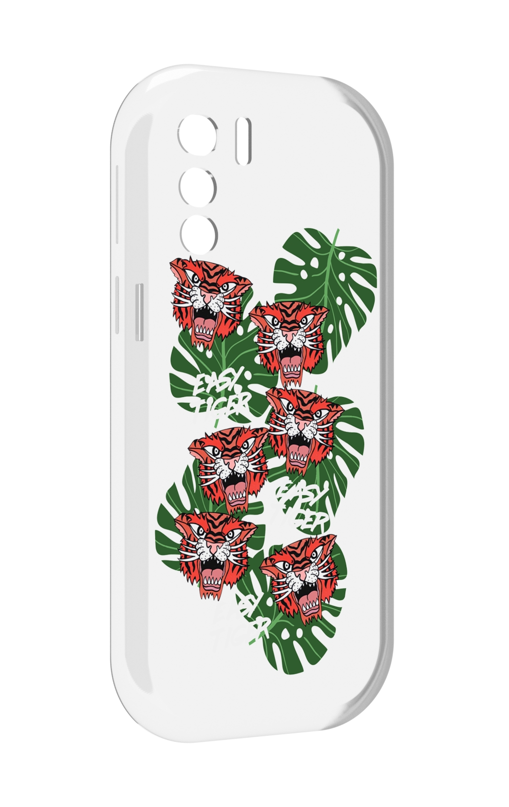 

Чехол MyPads красные-тигры для UleFone Note 13P, Прозрачный, Tocco