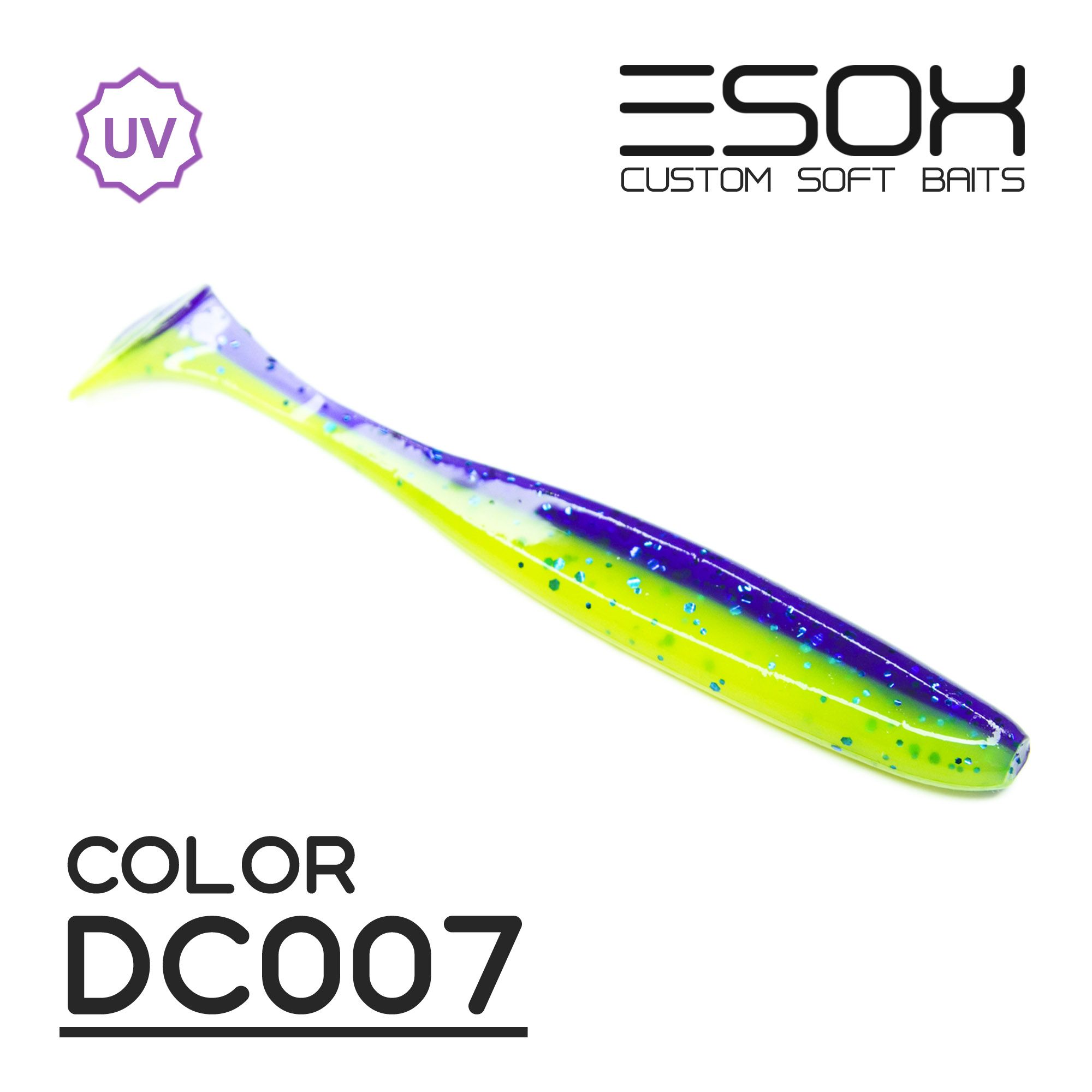 

Силиконовая приманка Esox Sheasy 92 мм цвет dc007 5 шт, Разноцветный, Sheasy