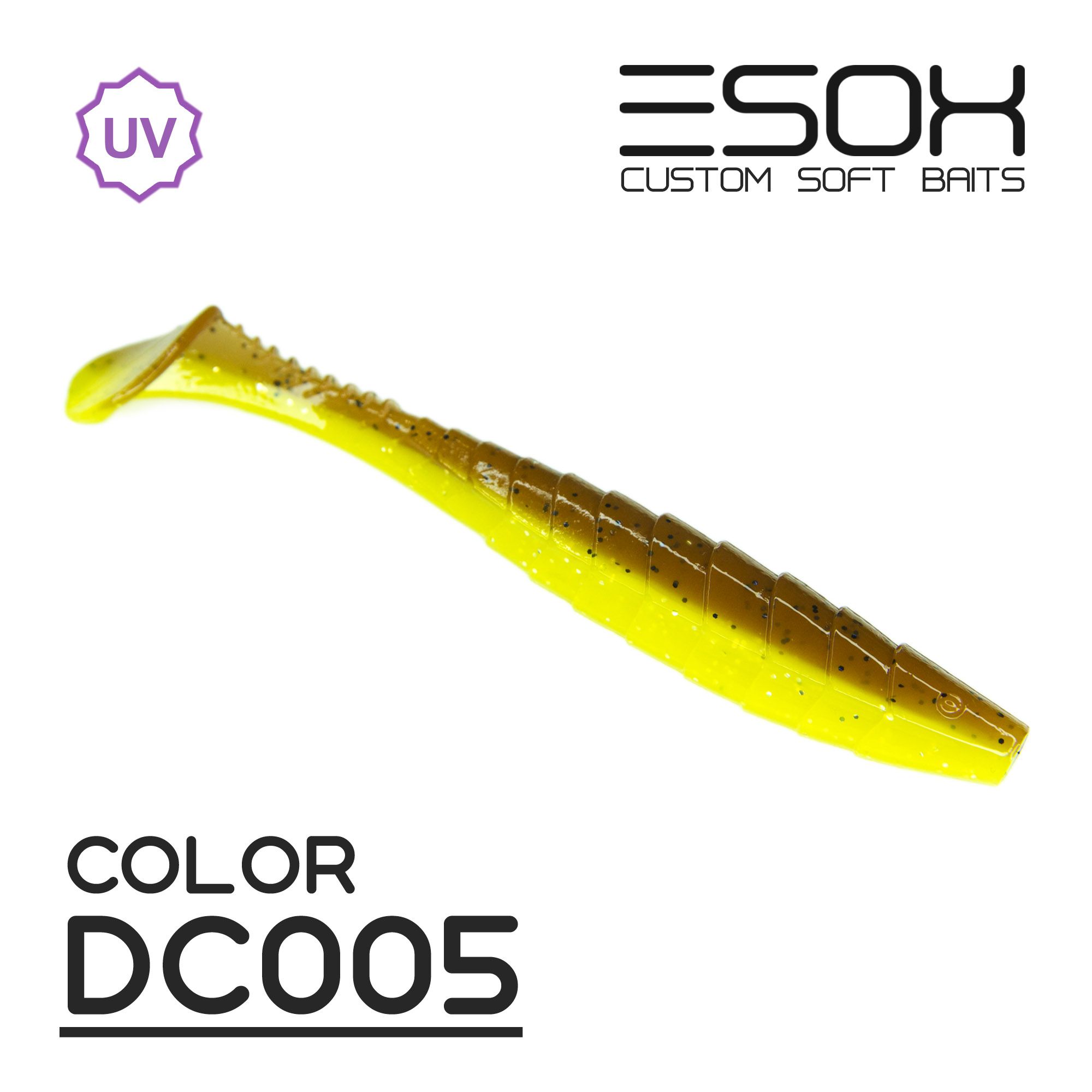 

Силиконовая приманка Esox Gekasa 112 мм цвет dc005 4 шт, Разноцветный, Gekasa