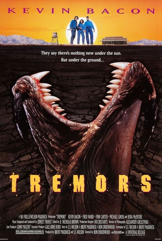 

Постер к фильму "Дрожь земли" (Tremors) Оригинальный 68,6x101,6 см