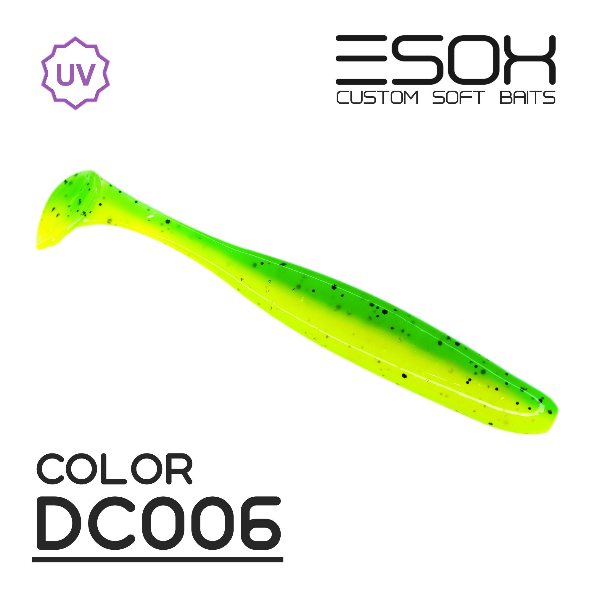 

Силиконовая приманка Esox Sheasy 112 мм цвет dc006 4 шт, Разноцветный, Sheasy
