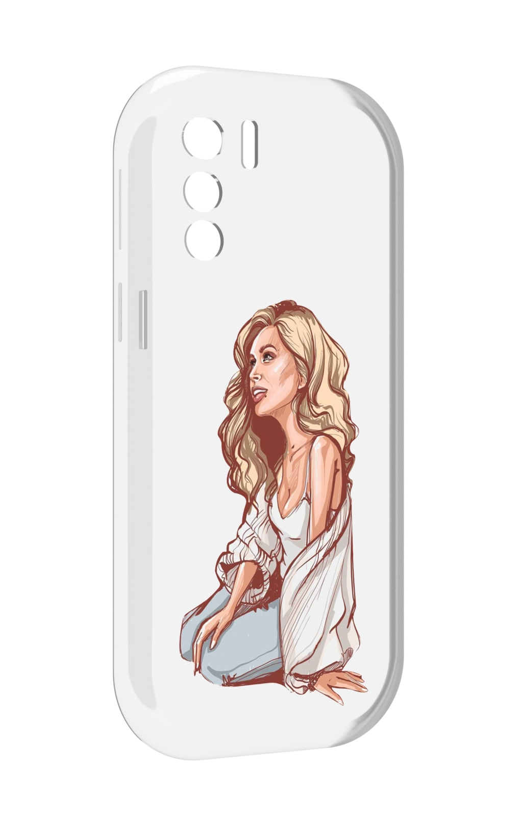 

Чехол MyPads красивая-девушка-в-белом женский для UleFone Note 13P, Прозрачный, Tocco