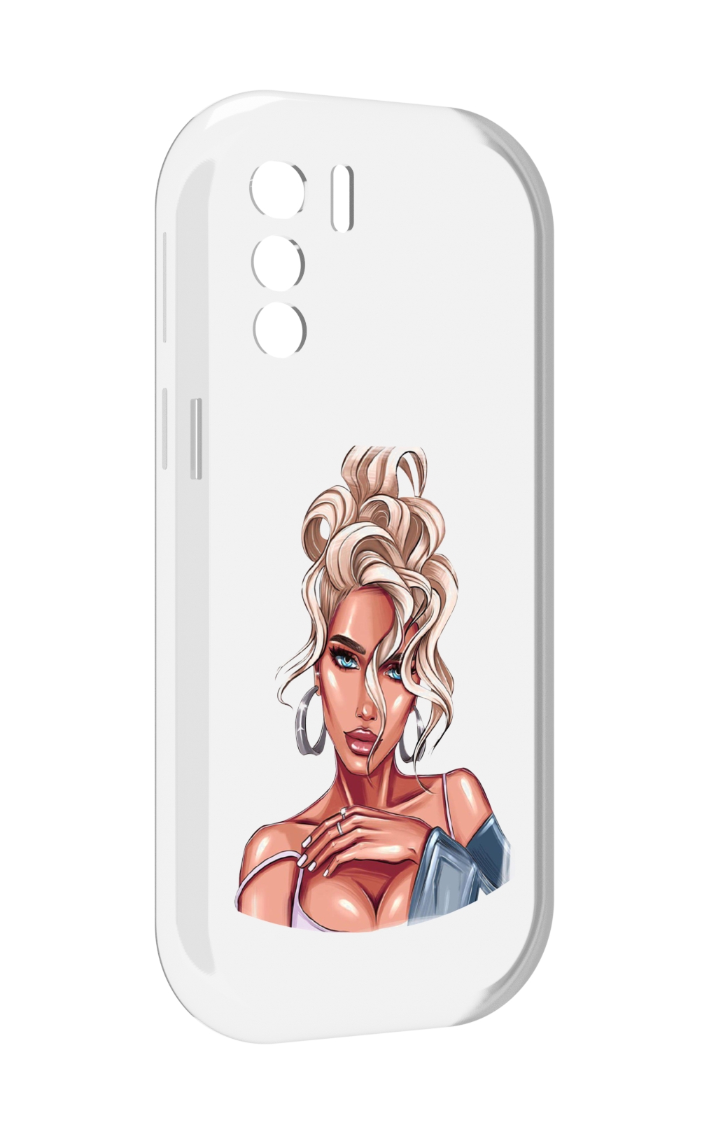 

Чехол MyPads красивая-блондинка женский для UleFone Note 13P, Прозрачный, Tocco