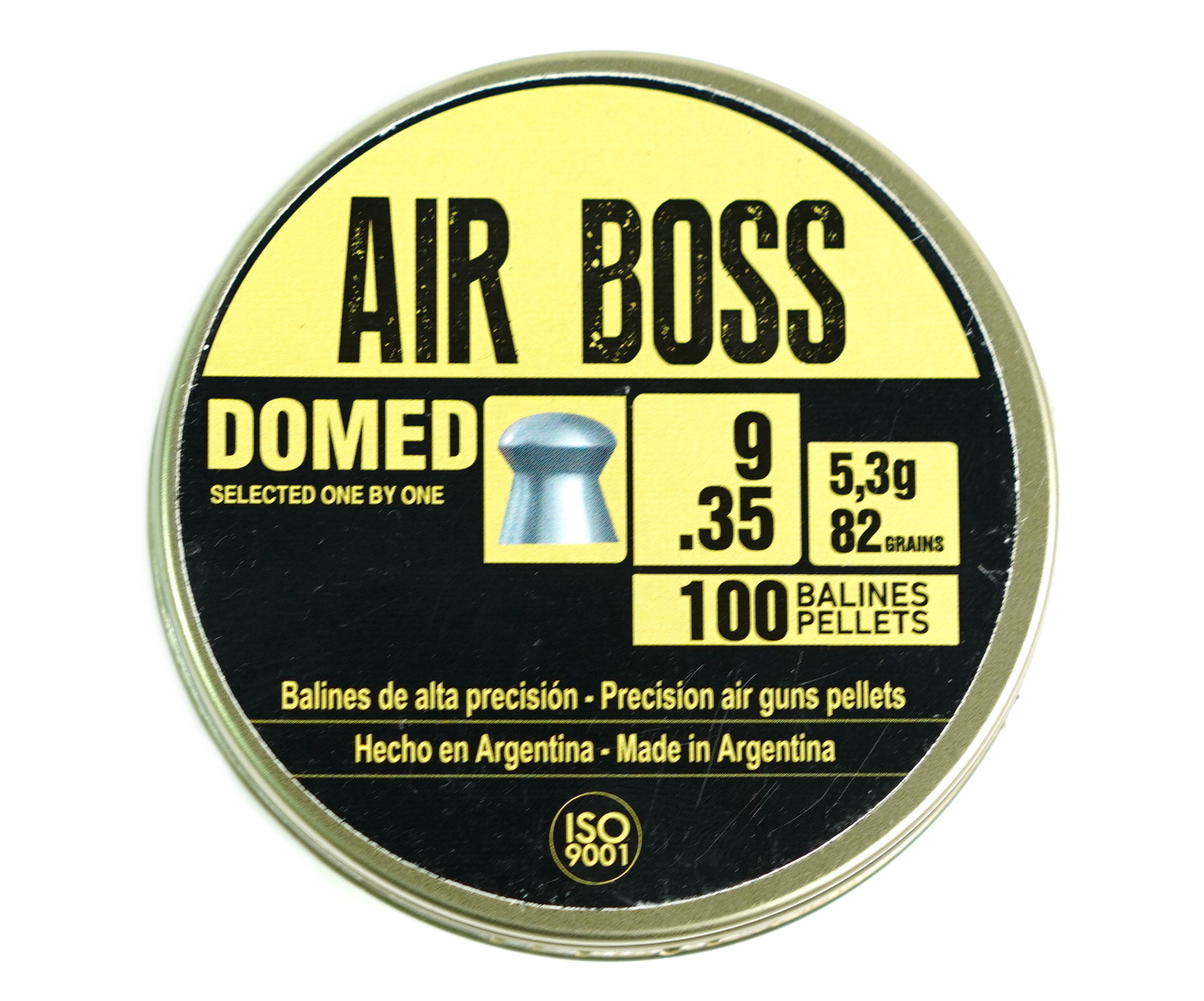 Пули для пневматики APOLO AIR BOSS Domed калибр 9 мм 53 гр 100 шт Е30400 1183₽