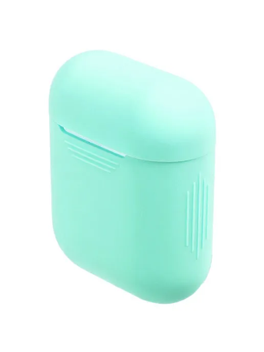 

Чехол силиконовый для Airpods 1 (12), мятный, A+