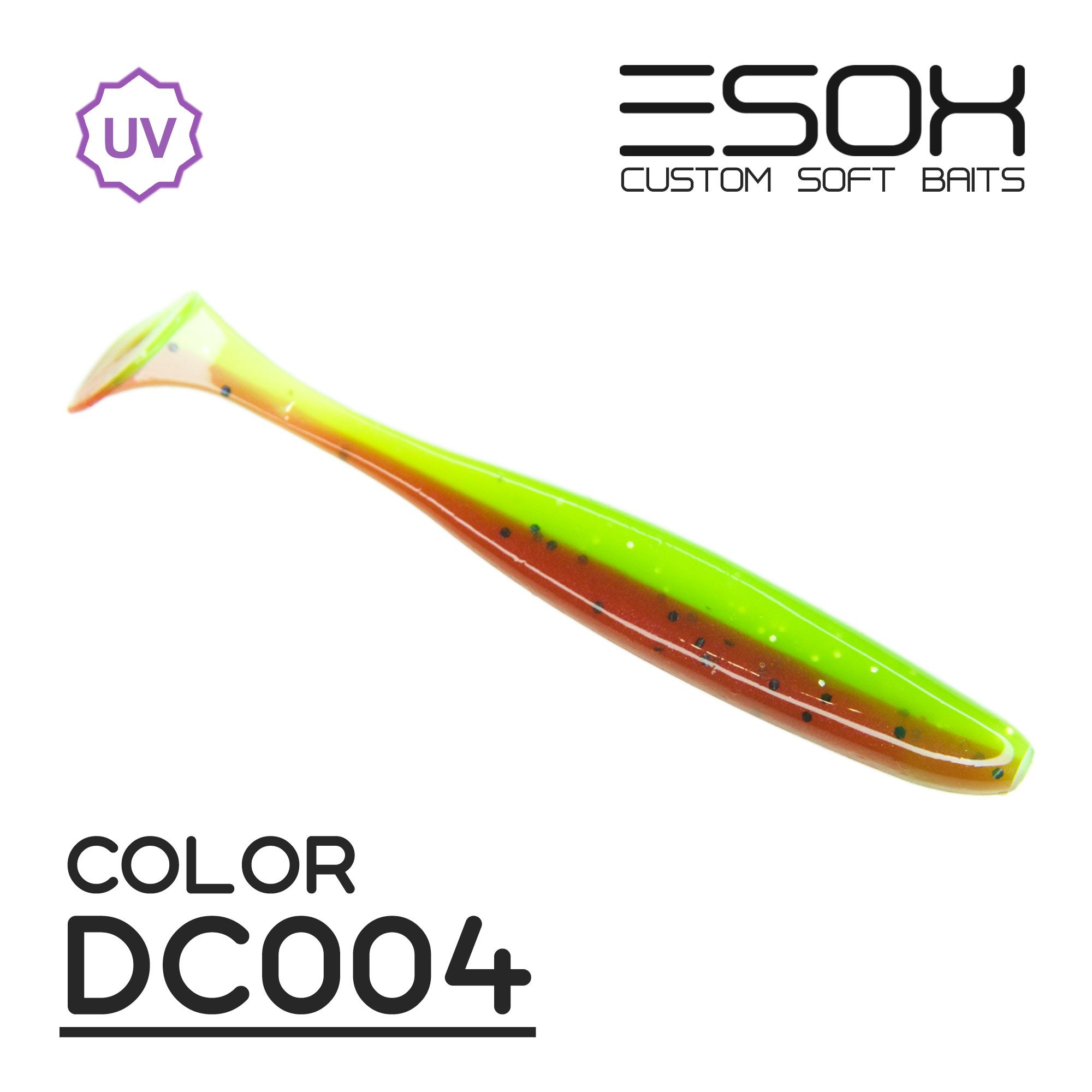 

Силиконовая приманка Esox Sheasy 92 мм цвет dc004 5 шт, Разноцветный, Sheasy