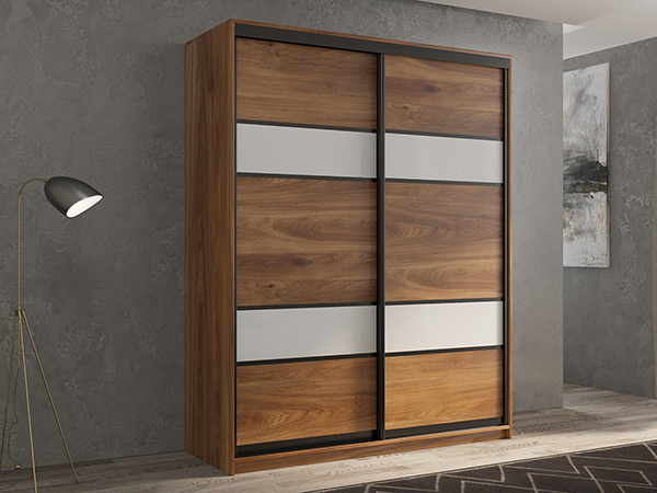 

Шкаф-купе 2-х дверный Кааппи 8 Дуб Кастелло Бренди 140х45х230 см, Коричневый